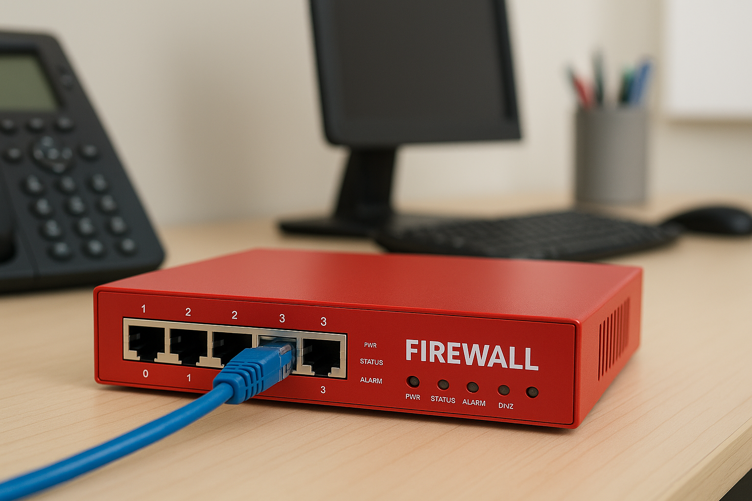Do small businesses need a hardware firewall? We think not.